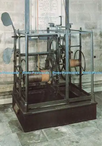D271948 Salisbury Cathedral The Medieval Clock Walter Scott