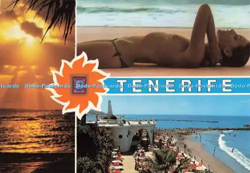 D266850 Teneriffa Kanarische Inseln Strand Las Americas Fisa I G Escudo de Oro Arm