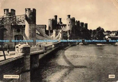 D265333 Conway Castle Photochrom Co Ltd 1956