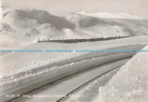 D266876 Norge Bergensbanen ved Finse Normann