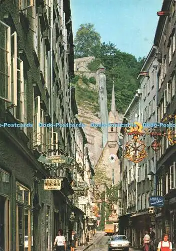 D271990 Salzburger Festspielstadt Getreidegasse Schöne Osterreich