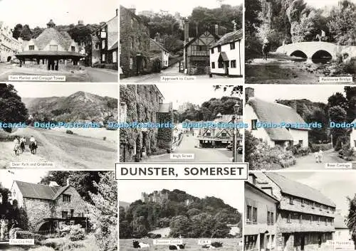 D266885 Dunster Somerset High Street Yarn Market und Conygar Tower Blackmore Pho