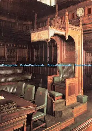 D271994 Palace of Westminster The Speaker Chair Walter Scott