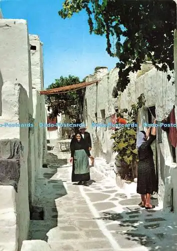 D270143 Griechenland Malerische Straße einer Insel Trimboli S