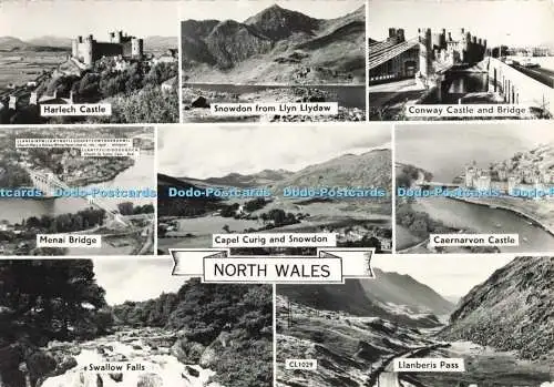 D265375 North Wales Swallow Falls Llanberis Pass Menai Bridge St Albans Series R