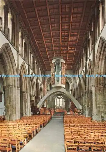 D270145 Llandaff Kathedrale Das Kirchenschiff Blick nach Osten aktuelle Presse Pitkin Bild