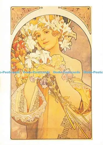 D271997 Blumen Alphonse Mucha Alphonse Mucha Buch Magna Bücher