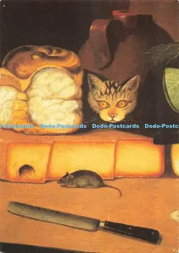 D272043 Gavin Graham Galerie Stillleben mit Katze und Maus Anon Alan Hutchison