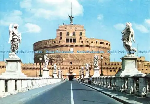 D265419 Roma Sant Angelo Brücke und Schloss Fotorapidacolor Kodak Ektachrome