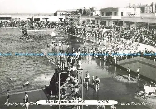 D266937 New Brighton Baths Empire Ansicht Wirral Postkarten 1935