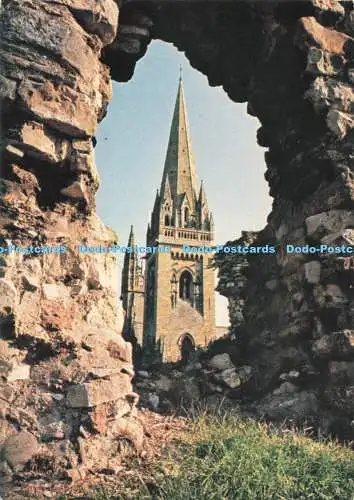D272075 Kathedrale von Llandaff durch Glockenturm Richter C 6145 X