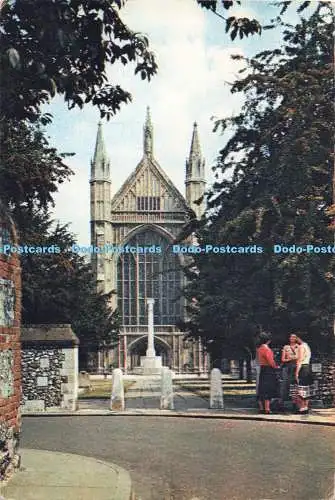 D272077 Winchester Cathedral West Front J Arthur Dixon