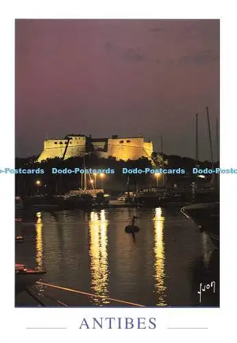 D270215 Antibes Alpes Maritimes The Fort Carre Night Yvon