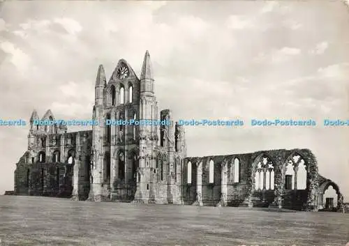 D265453 Yorkshire Whitby Abbey Blick von N W Crown 1960