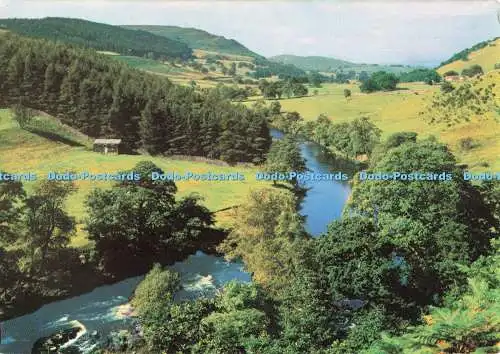 D266978 Yorkshire Wharfedale River Wharfe bei Appletreewick Walter Scott Farbe