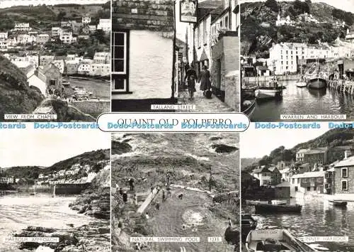 D265465 Malerischer Blick auf den alten Polperro von der Chapel Talland Street Overland Views RP Mu