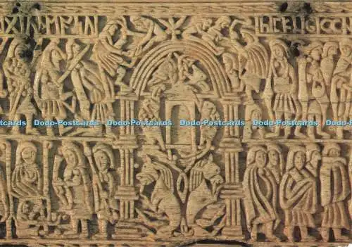 D266982 The Franks Casket Detail aus der Rückseite British Museum PJ Graphics
