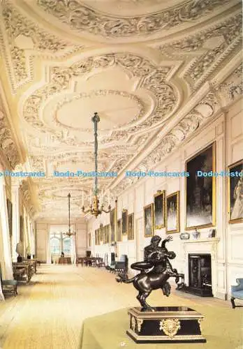 D272098 Derbyshire Sudbury Hall The Long Gallery The Curwen Press Jeremy Whitake