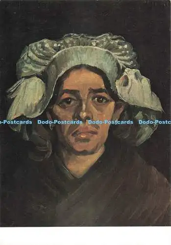 D270239 Bäuerin Brabant Kopfschmuck Vincent Van Gogh Farbkorrektur Risse