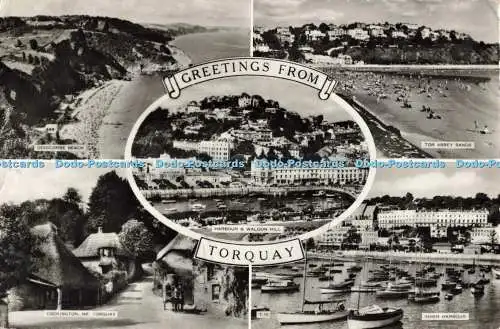 D265487 Grüße aus Torquay Inner Harbour und Waldon Hill Lansdowne P
