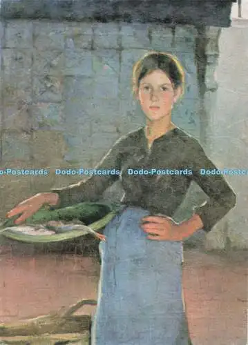 D270295 A Zandvoort Fisher Girl Elizabethan Stanhope Forbes Collection Newlyn Or
