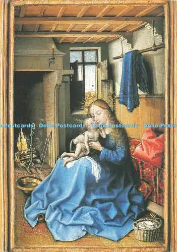 D270310 Die Nationalgalerie Die Jungfrau und das Kind in einem Interieur Robert Campin