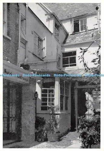 D272214 Exeter Devon The White Hart Hotel gepflasterter Innenhof und Eingang W Col