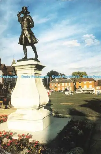D272243 Kent Statue von General Wolfe auf dem grünen Westerham Noel Tatt R T Styles