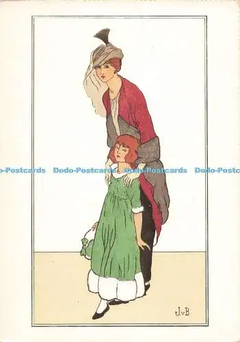 D272253 Kleid aus altem Samt Mädchen Kleid aus Samt Chiffon J Van Brock Dover Publ