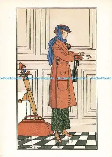 D272259 maßgeschneiderter Lodenmantel Maurice Taquoy Dover Publikationen Stevens alle Gelegenheiten