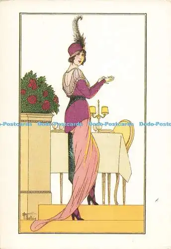 D272264 Kleid zum Essen im Bois de Boulogne Armand Vallee Dover Publikationen