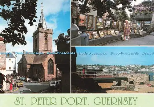 D265635 Guernsey St Peter Port Town Church Castle Cornet A and J Wholesale Multi