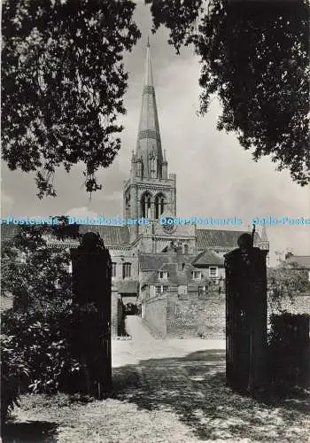 D270398 Chichester Cathedral From the South A Gordon Fraser Karte Edwin Smith