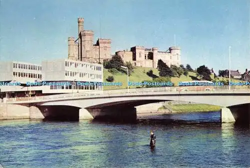 D267148 Inverness Inverness Castle and Ness Bridge J Arthur Dixon Ltd