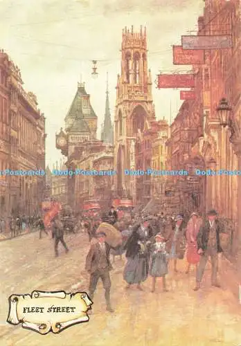 D272289 Fleet Street H E Tidmarsh Old English Series Photo Precision Colourmaste