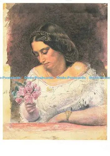 D272291 Auckland City Art Gallery Mackelvie Collection Woman With Roses John Fre