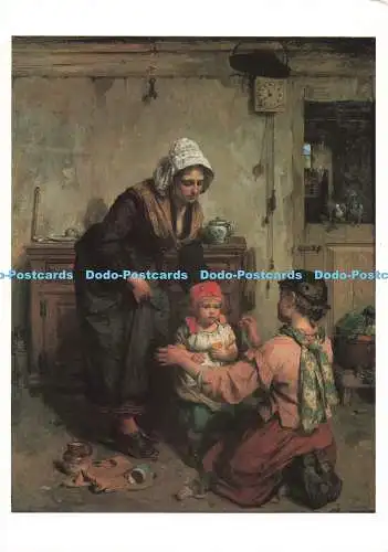 D272292 Glasgow Museum Where My Good Little Girl Thomas Faed J Arthur Dixon