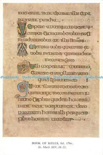 D272308 Buch von Kells St Mark Trinity College Browne und Nolan