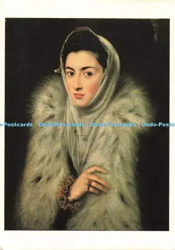 D272350 Pollok House Stirling Maxwell Collection A Lady i a Fur Wrap Damen T
