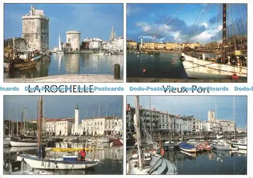 D267233 La Rochelle Vieux Port Tours St Nicolas et de la Chaine XIV quai Valine e
