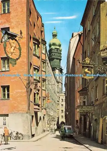 D272377 Alpenstadt Innsbruck Motiv au der Altstadt KTV