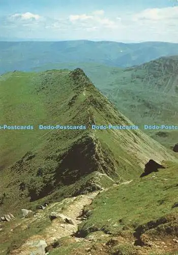 D272388 Cumbria Striding Edge Helvellyn J Arthur Dixon