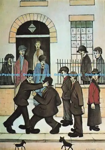 D272393 Salford Museum and Art Gallery A Fight L S Lowry The Medici Society