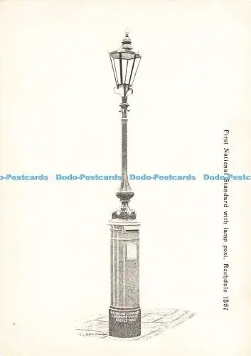 D26568 Rochdale First National Standard with Lamp Post 1867 Second Print NWPB S