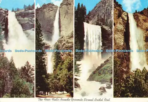 D267281 California Yosemite National Park Yosemite Vernal Brautschleier The Four F