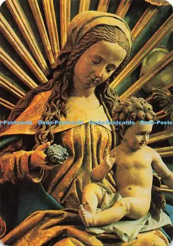 D272442 Altenkunst in Salzburg Franziskanerkirche Berühmte gotische Madonna Michael P