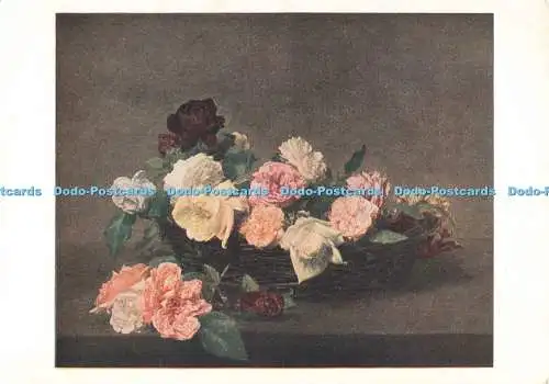 D265837 National Gallery Roses Henry Stone and Son Ltd Karte Nr. 1055 Fantin Latou