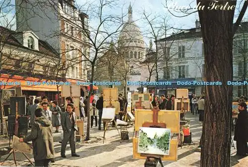 D270601 Paris Montmartre The Tertre Square Abeille Cartes Lyna