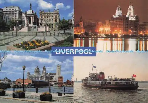 D272502 Grüße aus Liverpool John Hinde Ltd Multi View 1998