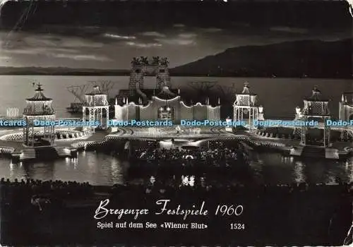 D267403 Bregenzer Festspiele 1960 Spiel auf dem See Wiener Blut